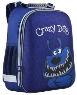 Ранець каркасний «Yes» H-12-2 Crazy dog 2 відділення, 1 кишеня 38×29×15см