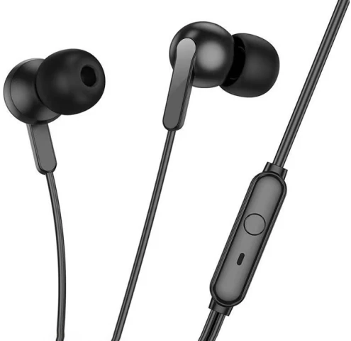 Навушники вакуумні M124 black+мікрофон