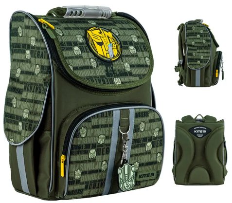 Рюкзак каркасний Education Transformers 1 відділення, 3 кишені, 13×35см