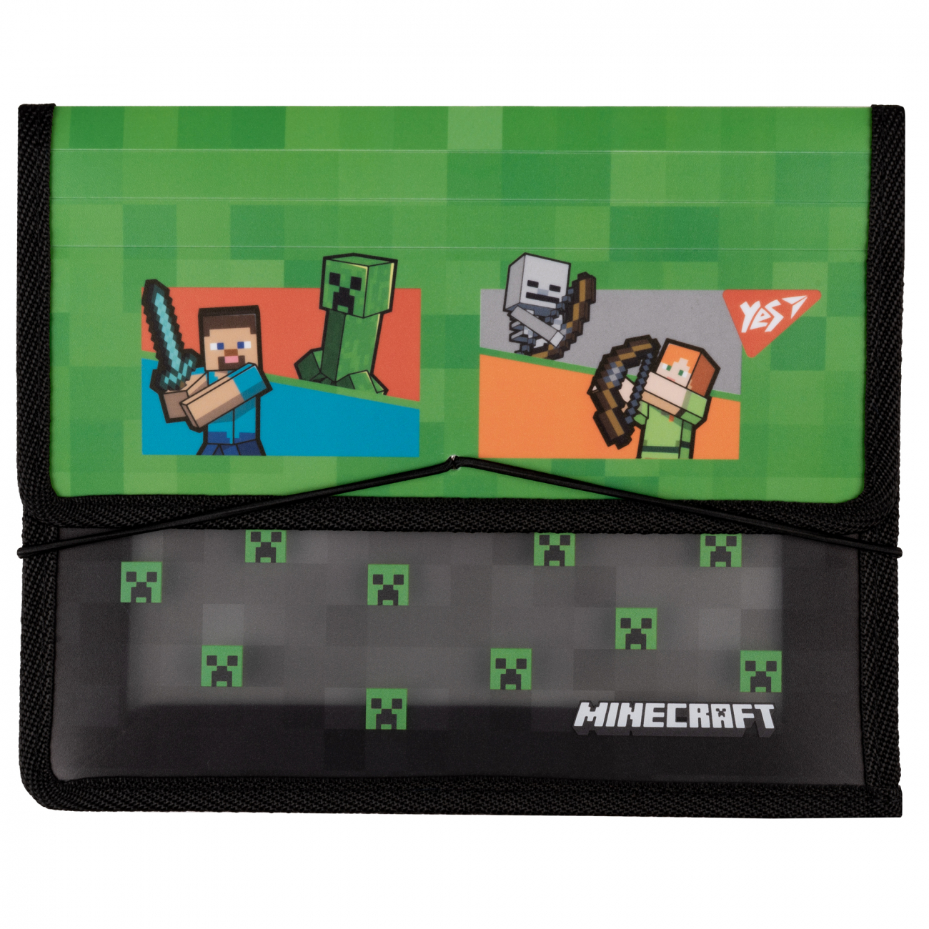Папка для зош. В5 «Minecraft» на резинці пластикова