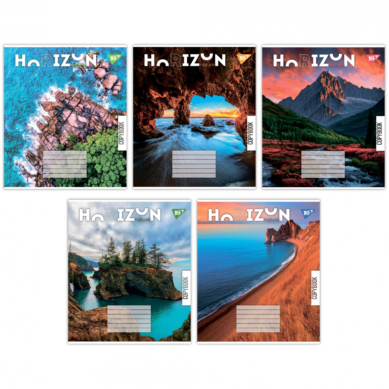 Зошит 48 аркушів клітинка Horizon nature