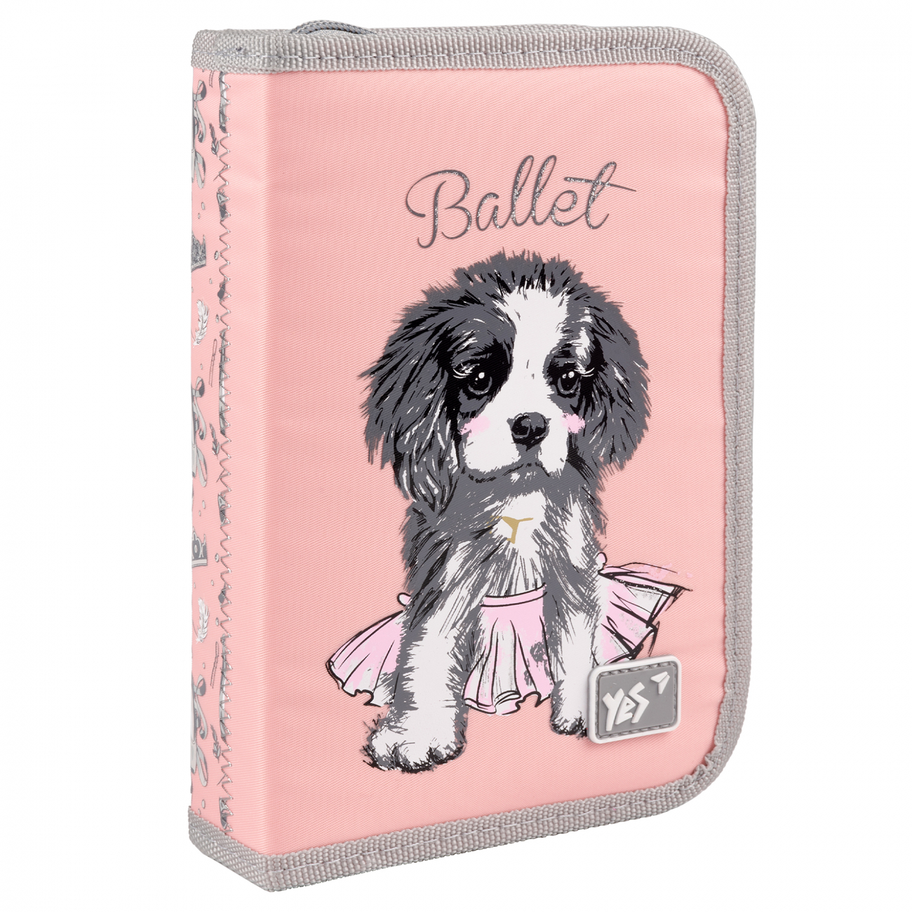 Пенал Doggy Ballet тв., одинарний, 2 клапани