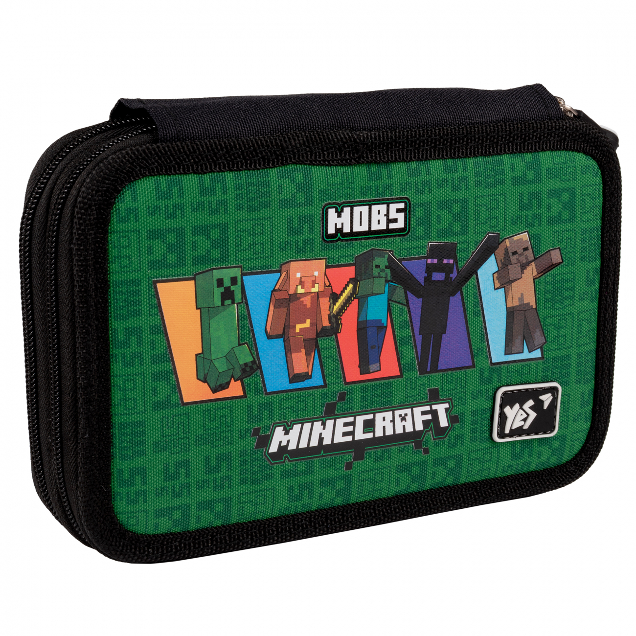 Пенал Minecraft твердий, подвійн.