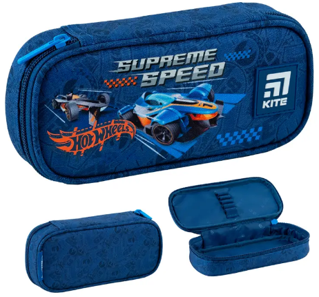 Пенал Hot Wheels 1 відділення, м'який
