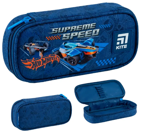 Пенал Hot Wheels 1 відділення, м'який