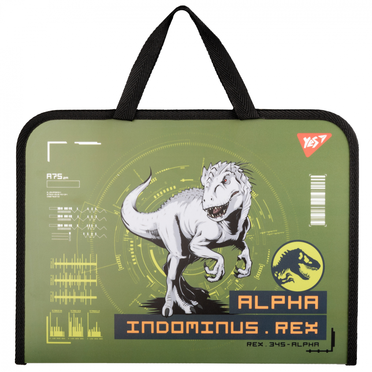 Папка-портфель А4 «Jurassic World» з ручками