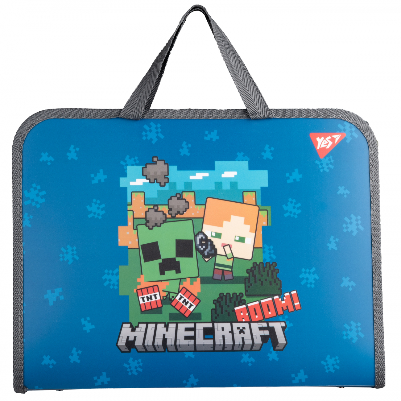 Папка-портфель А4 «Minecraft. Alex» з ручками