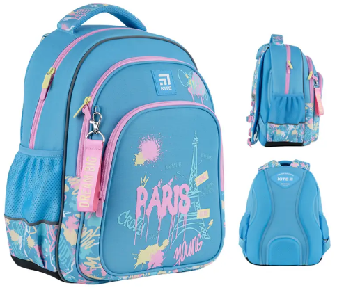 Рюкзак Education Get In Paris 3 відділення, 2 кишені, 27×38см