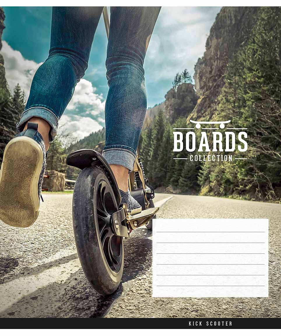 Зошит 24 аркуші лінія Star «Boards collection» ВД-лак