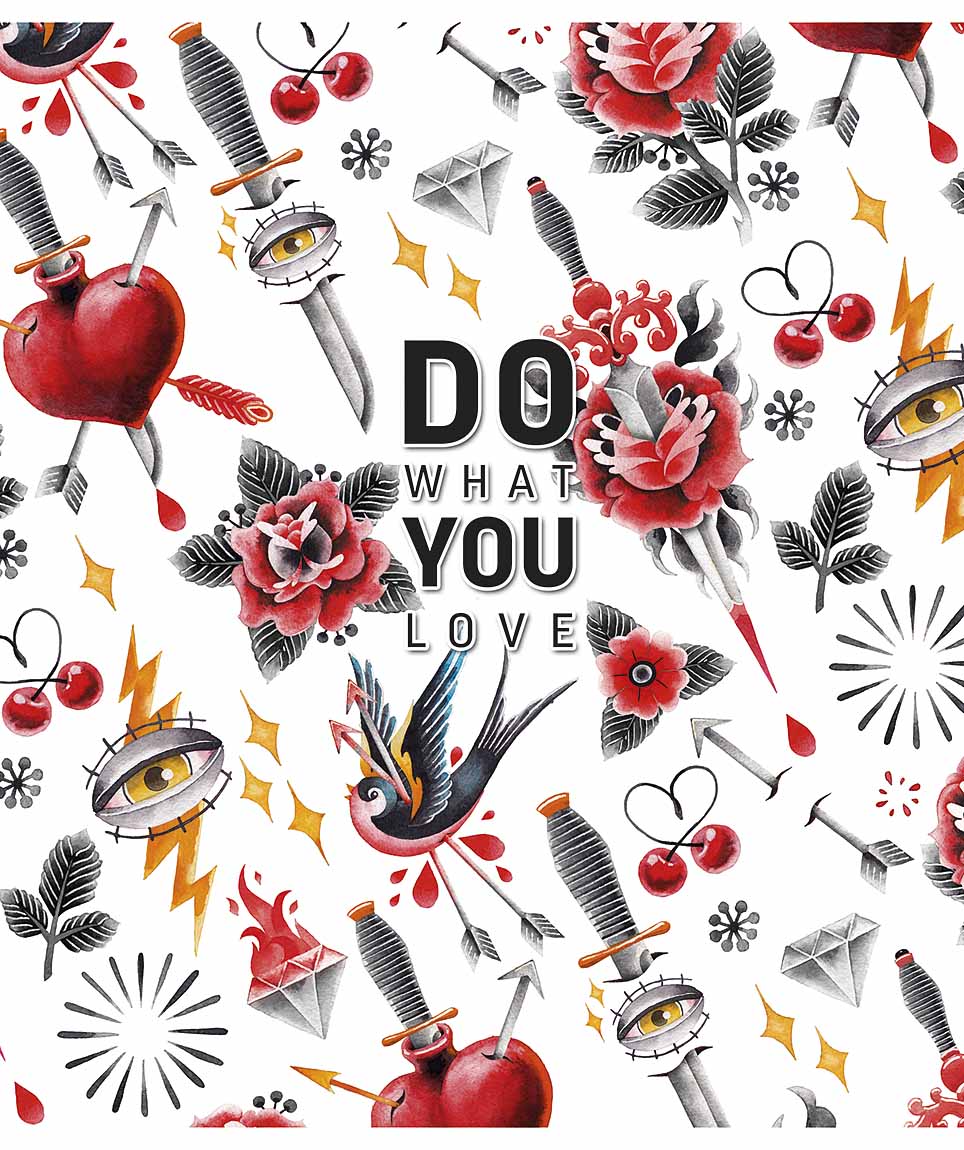 Зошит 48 аркушів клітинка Star «Do what you love» виб. Уф лак