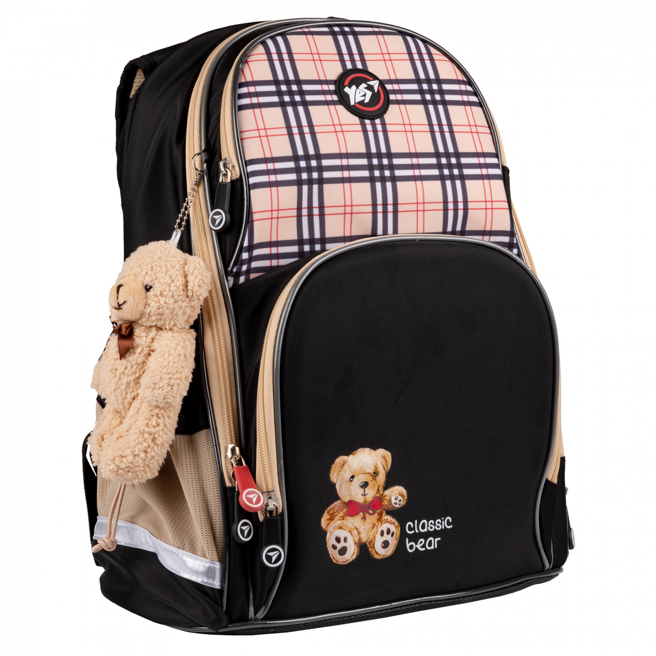Рюкзак напівкаркасний S-100 Р-24 Girl's Classic Bear 1 відділення, 4 кишені