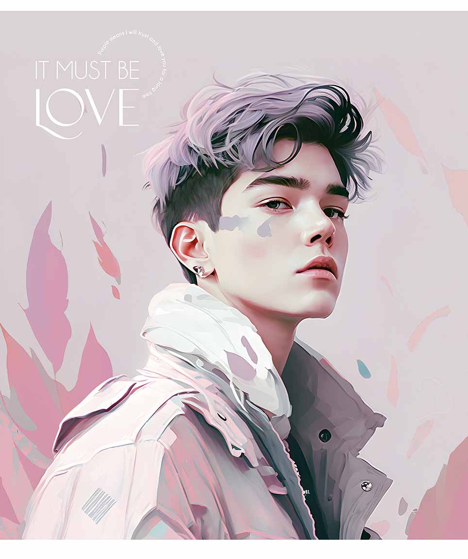 Зошит 48 аркушів лінія «Школярик, It must be love» виб. УФ-лак