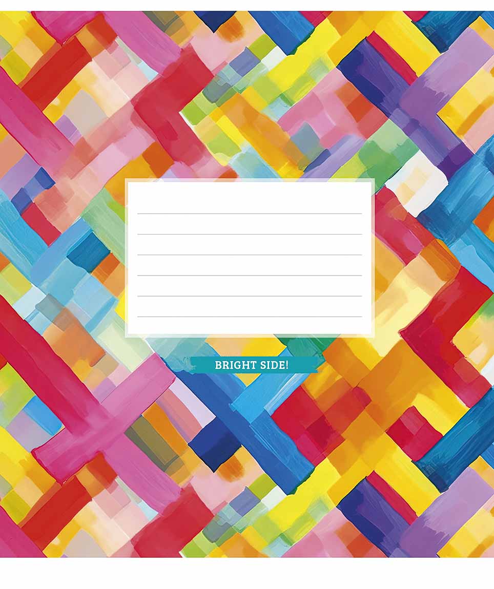 Зошит 12 аркушів лінія «Color notes» ВД-лак