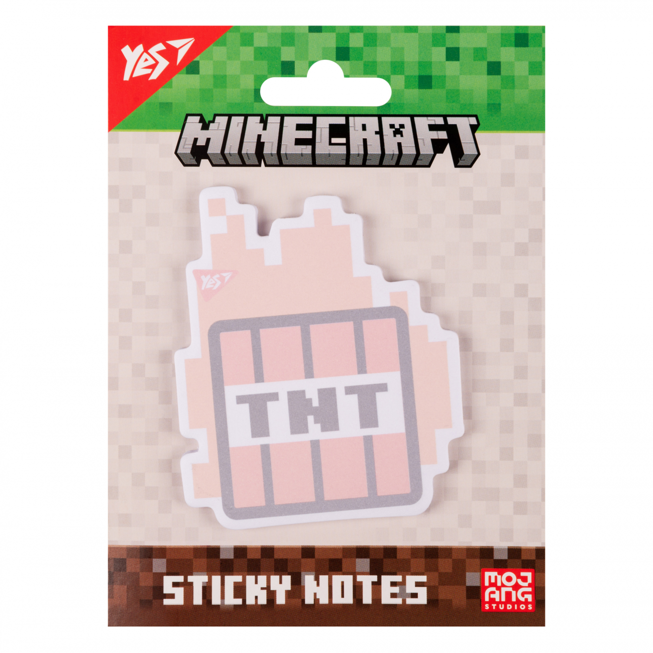 Блок/зам. липк. краєм фігурний 40 аркушів Minecraft TNT