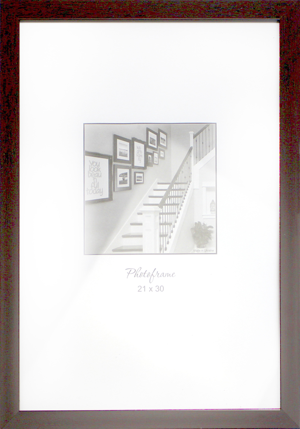 Фоторамка «DL» 21×30 бордо дерево
