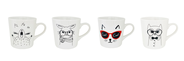 Чашка керамічна 250мл «Limited Edition Mime Hare»