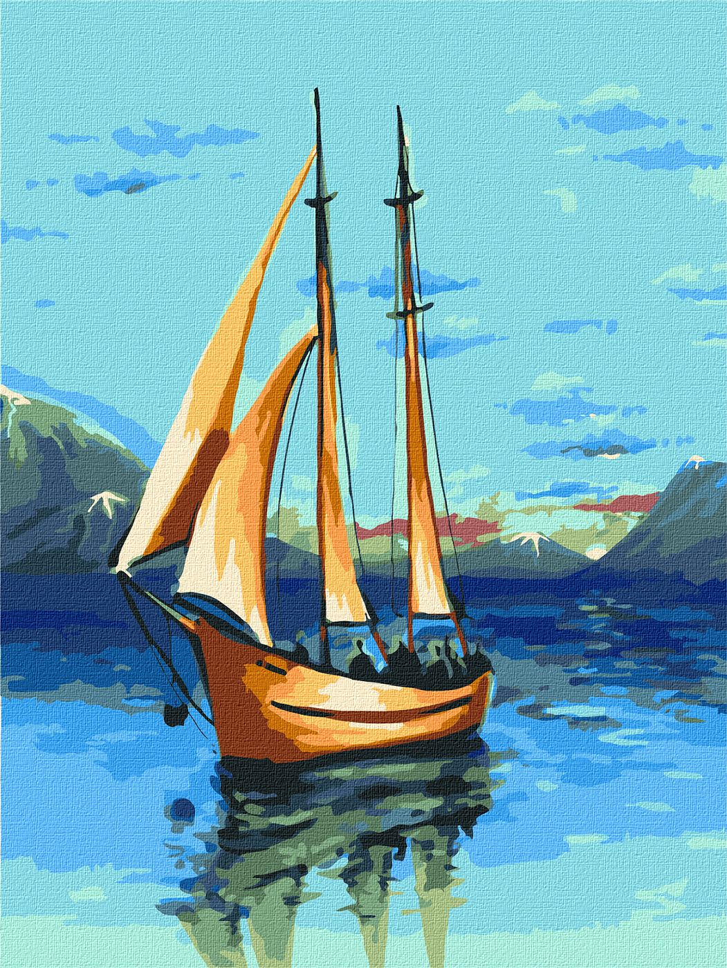 Картини по номерах акрилові «Романтика моря» 30×40см