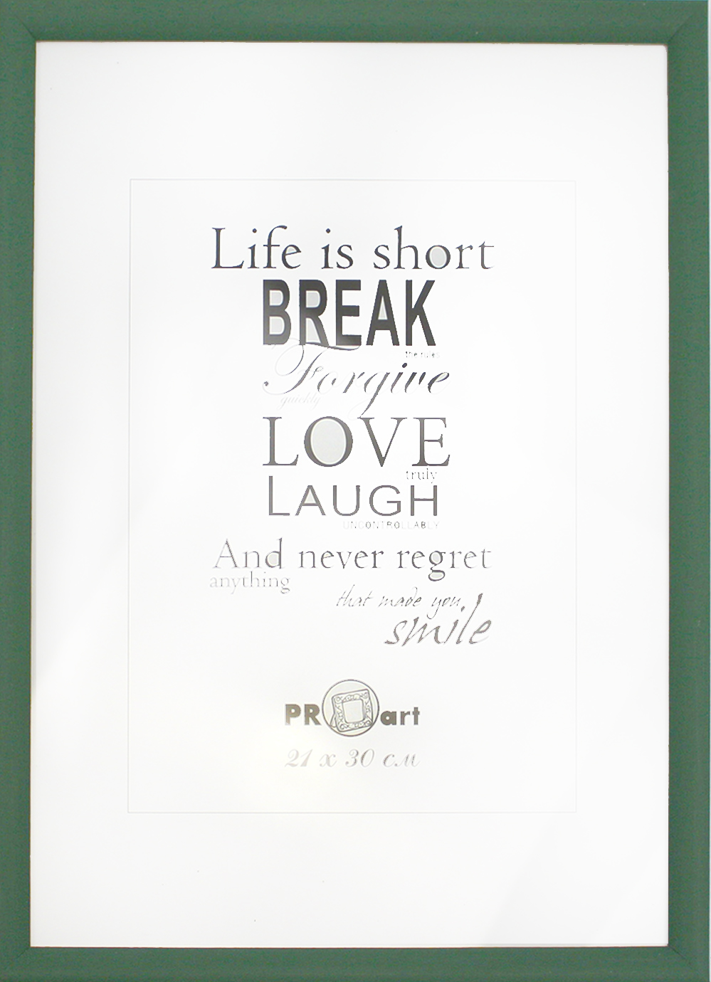 Фоторамка 21×30 45 dark green