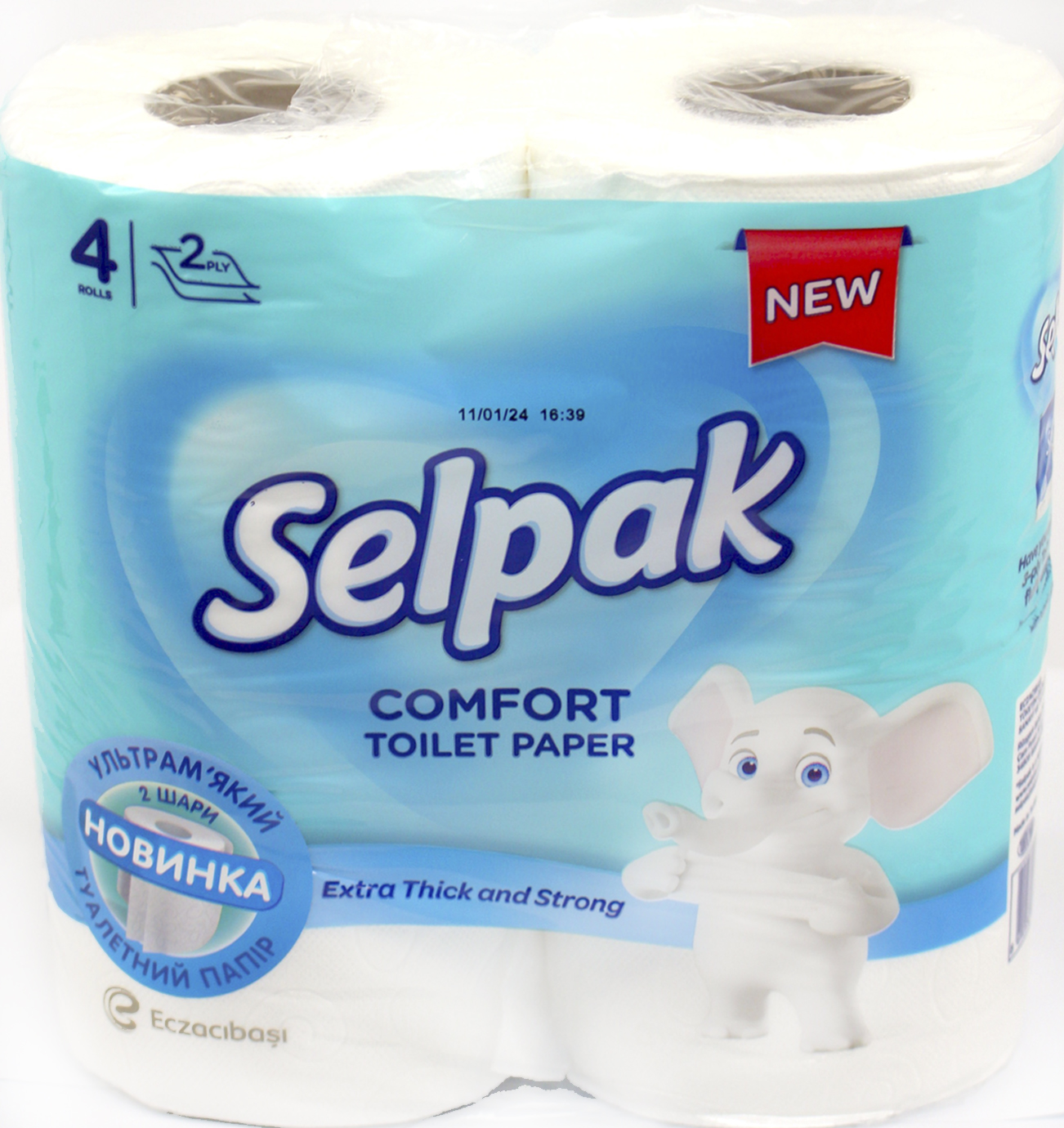 Туалетний папір «Selpak» Comfort 2шар. (4шт) біл.