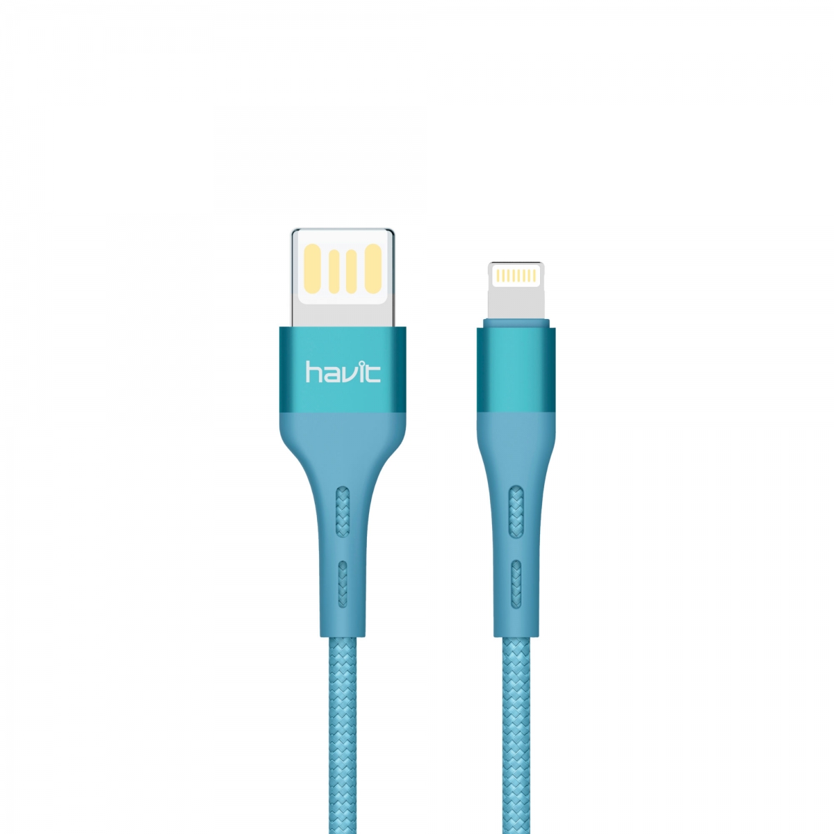 Кабель USB > lightning HV-H699 2.1A 1м mix