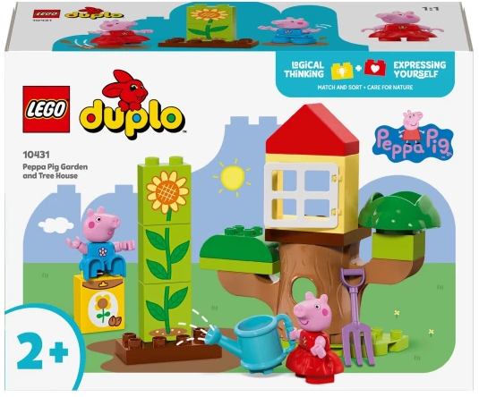 Конструктор DUPLO Сад і будиночок на дереві Пеппи