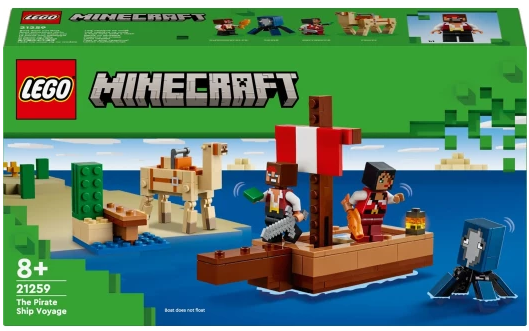 Конструктор Minecraft Подорож на піратському кораблі