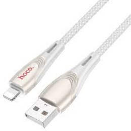 Кабель USB > lihgtning U133 2.4A 1.2м grey