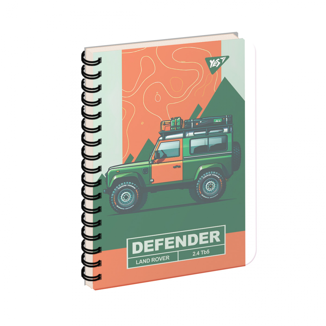 Блокнот пруж. А5 144 аркуші Off road vehicle