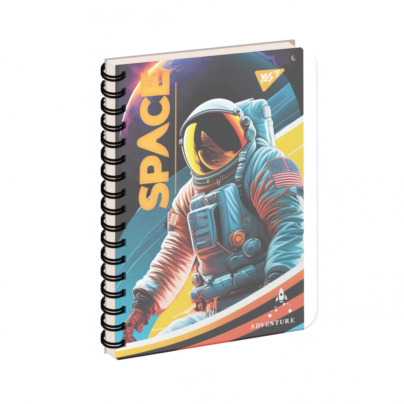 Блокнот пруж. А5 144 аркуші Space adventure