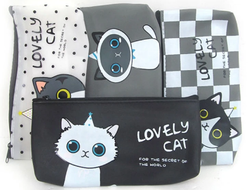 Пенал «Lovely cat» силікон 19,5×10×3см мікс