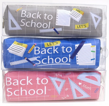 Пенал «Back to school» 19,5×5,5×4см шкірзам
