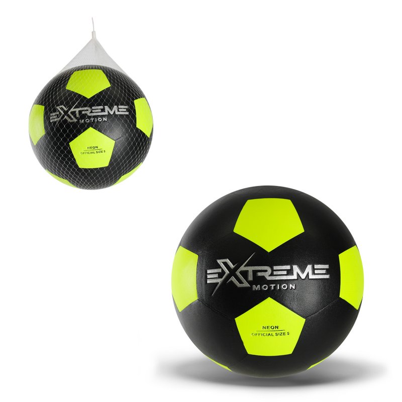 М'яч футбольний 340г, Extreme motion, розмір 5,PVC, сiтка+голка, 2 кольори КІ