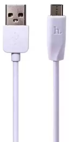Кабель USB > microUSB X1 2.4A 1м white
