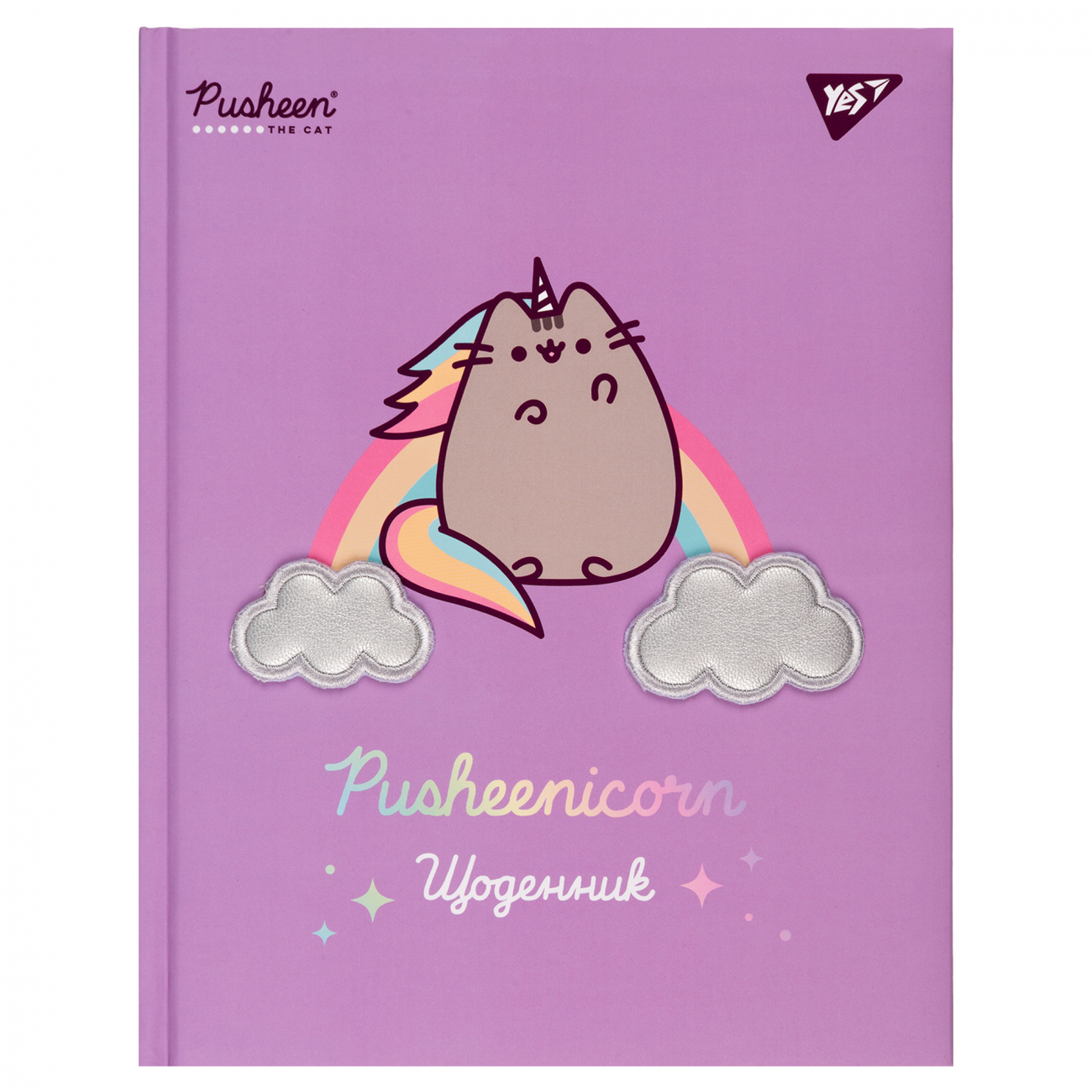 Щоденник шкільний А5 тверда обкладинка «Pusheenicorn»