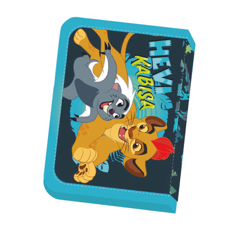 Пенал Disney Lion, 1 відділення, з 2 відворотами, 21×13,5×4см
