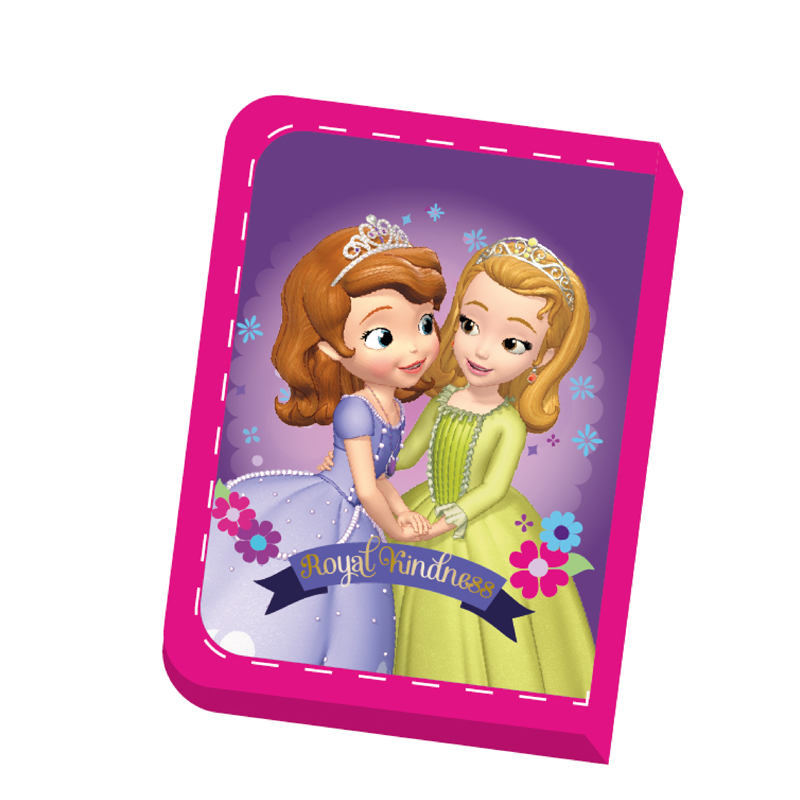 Пенал Disney Sofia, 1 відділення, з 2 відворотами, 21×13,5×4см