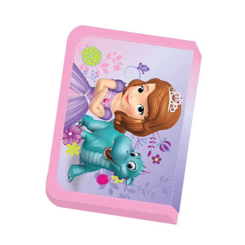 Пенал Disney Sofia, 1 відділення, з 2 відворотами, 21×13,5×4см