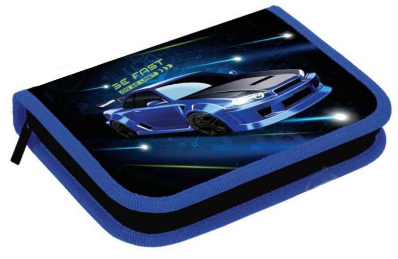 Пенал Fast Car 1 відділення, з 1 відворотом, без наповнення