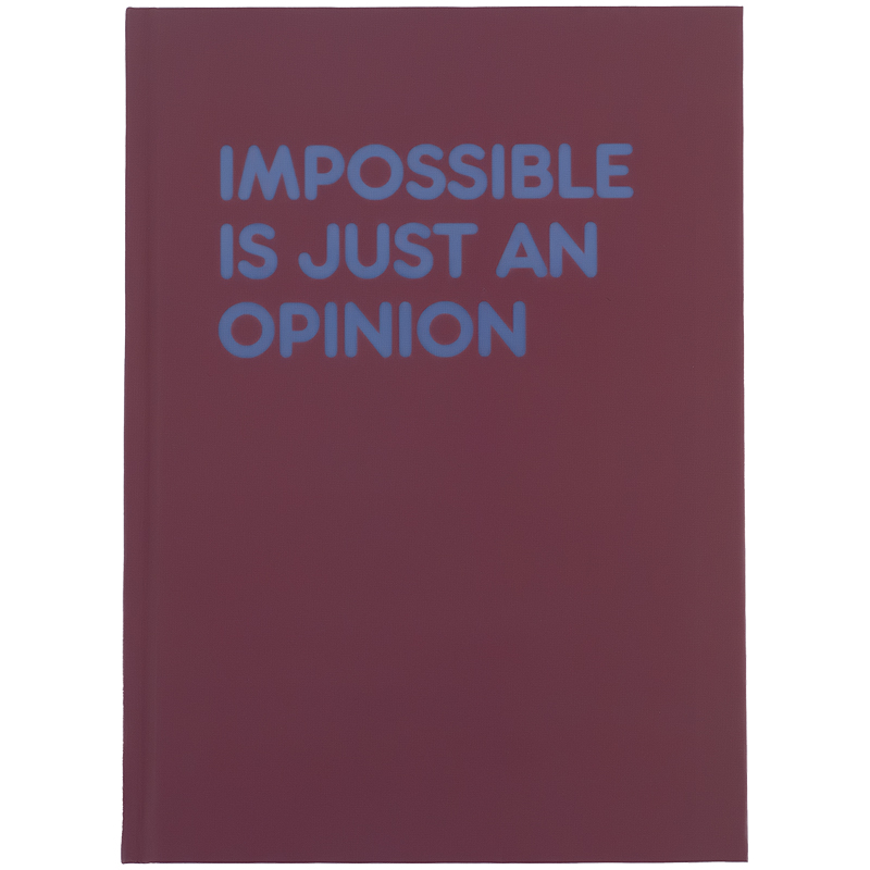 Блокнот А5 96 аркушів клітинка «Impossible»