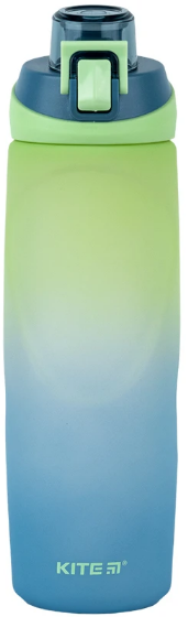 Пляшка для води пластикова 750мл синьо-салатова