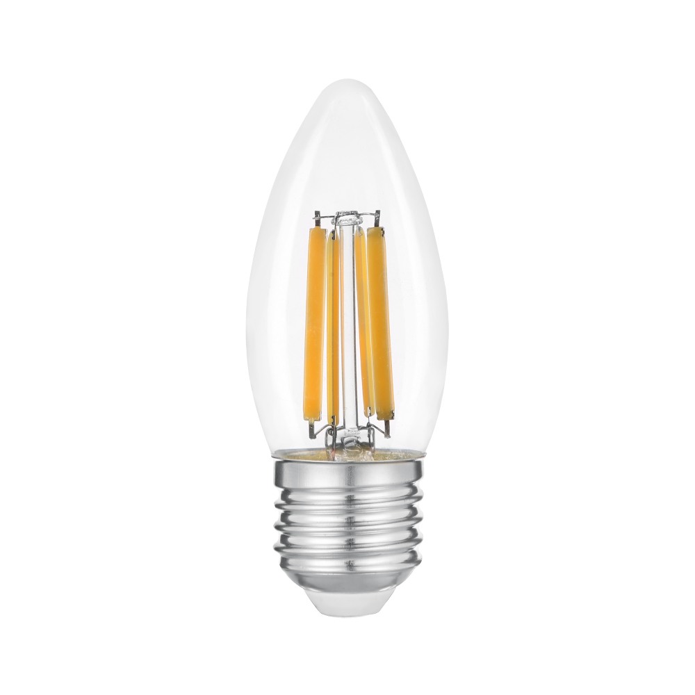 Лампа «Etron Filament Power» прозоре скло LED 1-EFP-146 C37 4Вт 4200K Е27