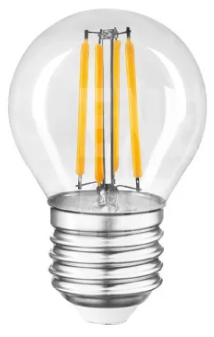 Лампа «Etron Filament Power» прозоре скло LED 1-EFP-200 G45 2Вт 4200K Е27