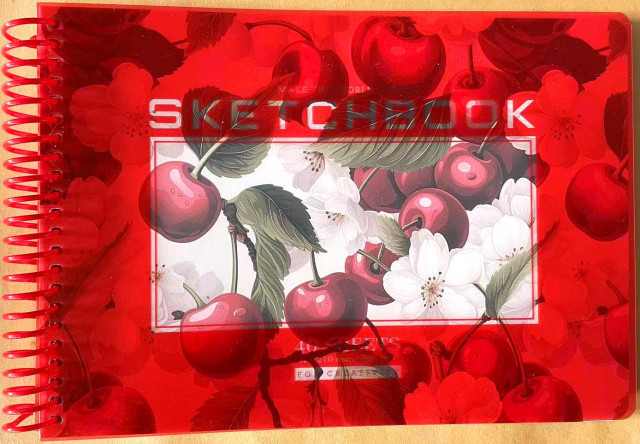 Скетчбук пруж. 40/100 А5 б/лінія /9669