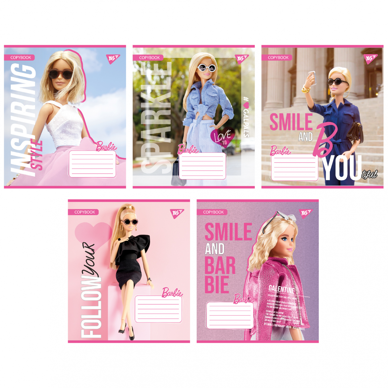 Зошит 12 аркушів лінія Barbie