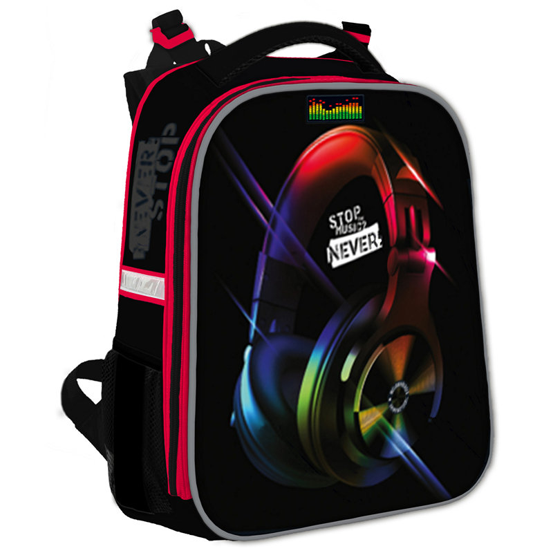 Рюкзак каркасний «School Case» Music, 2 відділення, 2карм.39×28×21см