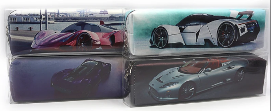 Пенал «Sportcar» 1 відділення 21×6,2×4,5см, мікс