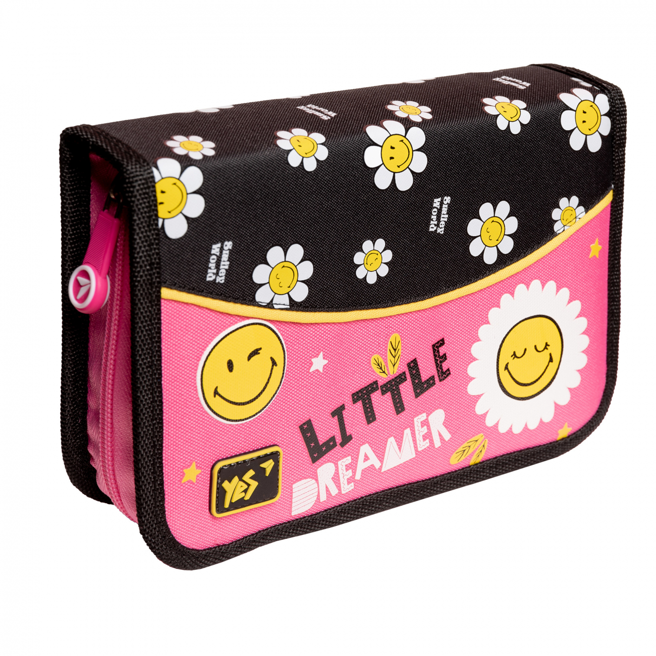 Пенал Smiley World тв., одинарний, 2 клапани