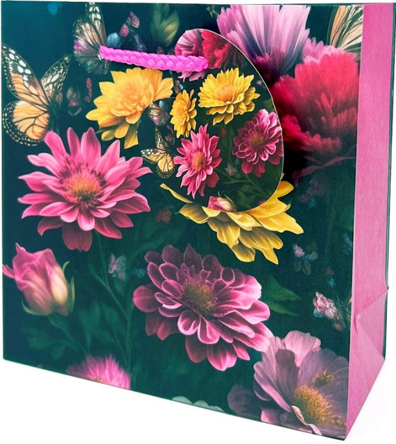 Пакет подарунковий 16×16×7см