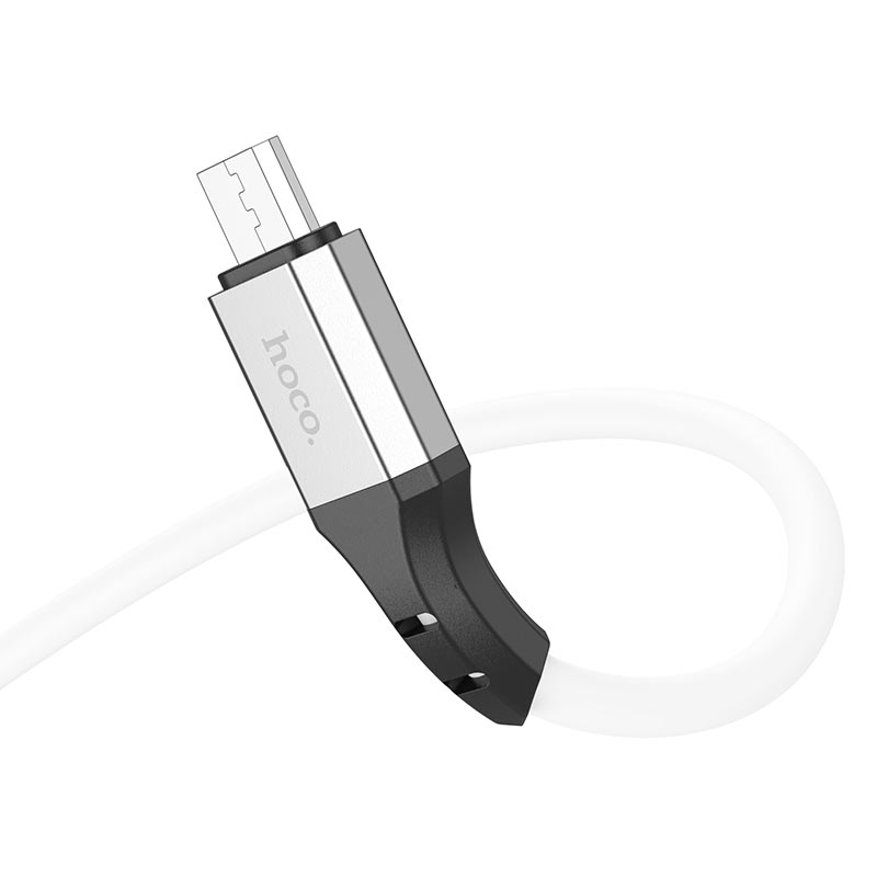 Кабель USB > microUSB X86 1м 2.4А white