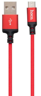 Кабель USB > microUSB X14 1м red